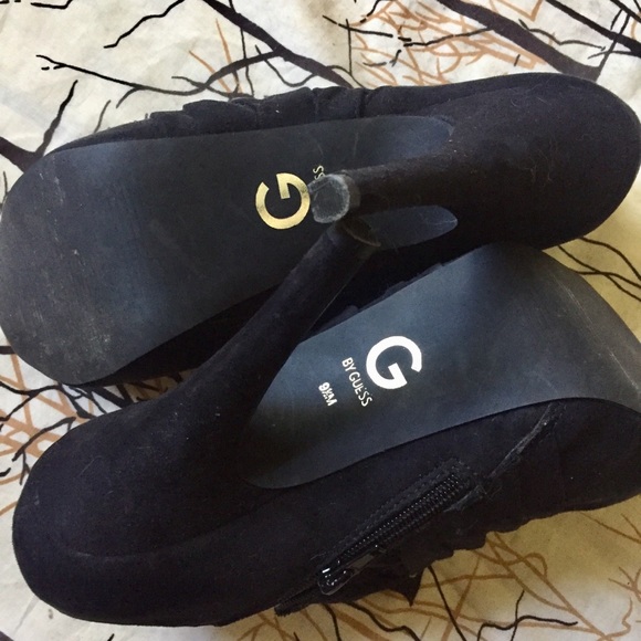 HP🎉 NWOT G By Guess Black Stiletto Booties Size 9.5 - Picture 4 of 8